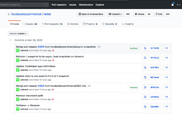 Github Enhancement Suite  from Chrome web store to be run with OffiDocs Chromium online