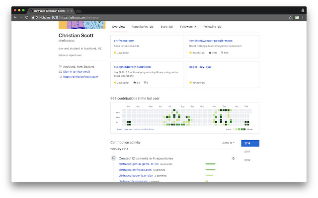 Github Game of Life  from Chrome web store to be run with OffiDocs Chromium online