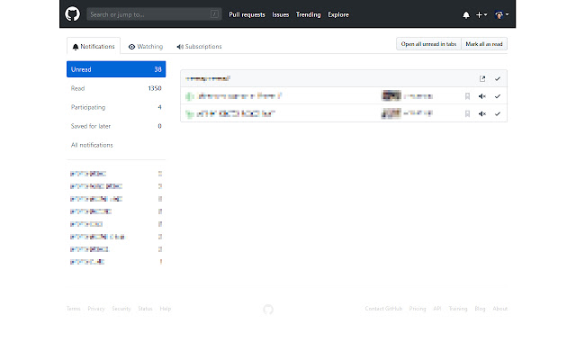 GitHub Hide Notifications  from Chrome web store to be run with OffiDocs Chromium online