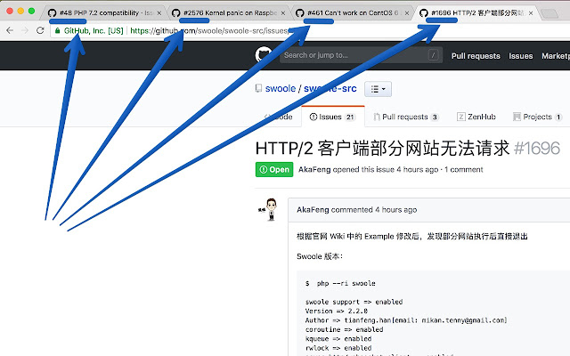 GitHub issue #ID formatter  from Chrome web store to be run with OffiDocs Chromium online