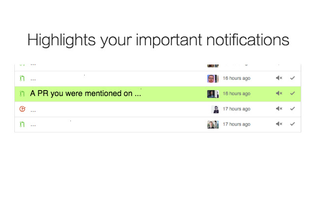 Github Notifications Plus  from Chrome web store to be run with OffiDocs Chromium online