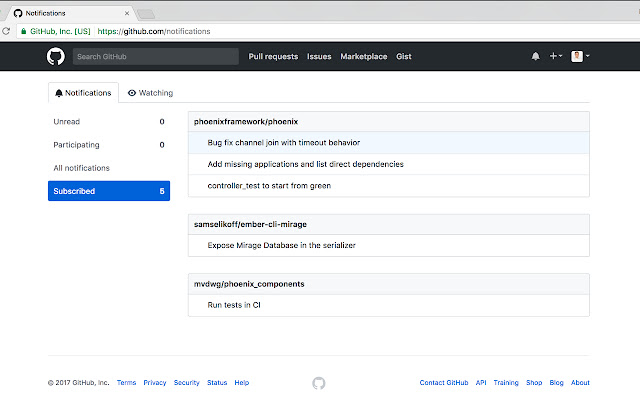 Github subscribed  from Chrome web store to be run with OffiDocs Chromium online