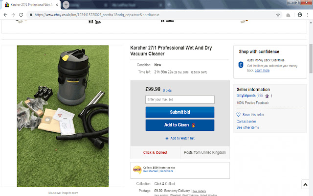 Chrome ウェブストアの Gixen eBay Sniper Autosnipe が OffiDocs Chromium でオンラインで実行可能に