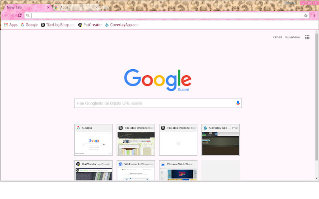 Glamour Pink Theme  from Chrome web store to be run with OffiDocs Chromium online