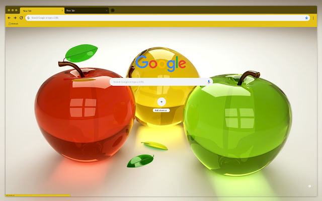 Glass apple  from Chrome web store to be run with OffiDocs Chromium online