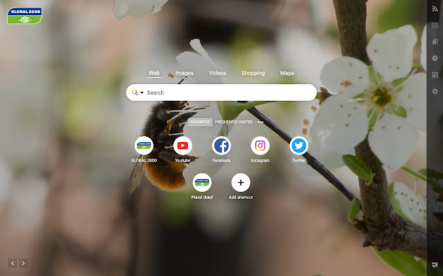GLOBAL 2000 New Tab  from Chrome web store to be run with OffiDocs Chromium online