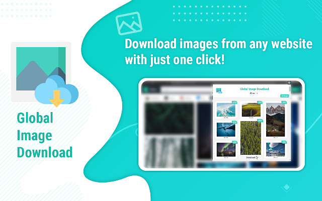 Global Image downloader  from Chrome web store to be run with OffiDocs Chromium online