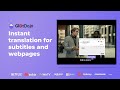 GlotDojo Learn languages with movies  news  from Chrome web store to be run with OffiDocs Chromium online