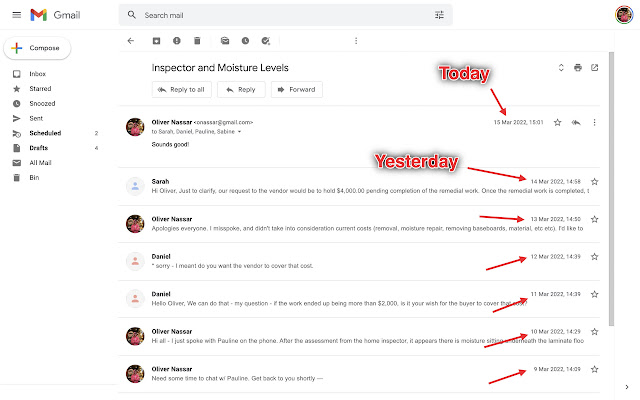 Gmail Email Thread Reverse  from Chrome web store to be run with OffiDocs Chromium online