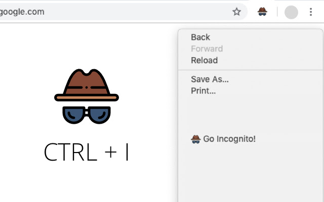 Go Incognito!  from Chrome web store to be run with OffiDocs Chromium online