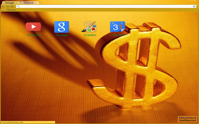 Gold dollar  from Chrome web store to be run with OffiDocs Chromium online