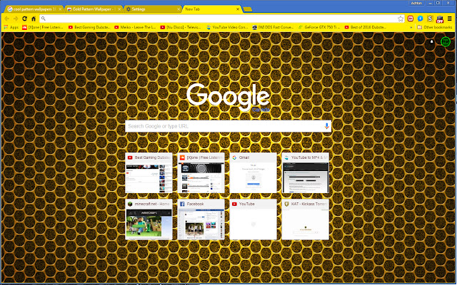 Gold Pattern Wallpaper  from Chrome web store to be run with OffiDocs Chromium online