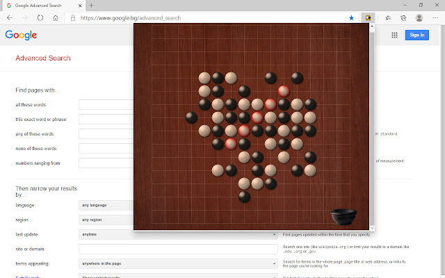 Gomoku  from Chrome web store to be run with OffiDocs Chromium online