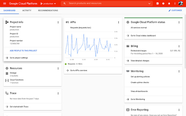 Google Cloud Console Color Changer  from Chrome web store to be run with OffiDocs Chromium online