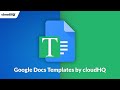 Google Docs Templates by cloudHQ  from Chrome web store to be run with OffiDocs Chromium online