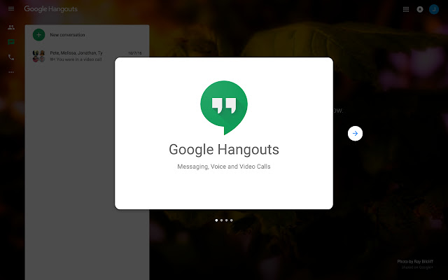 Google Hangouts Chat Purge  from Chrome web store to be run with OffiDocs Chromium online