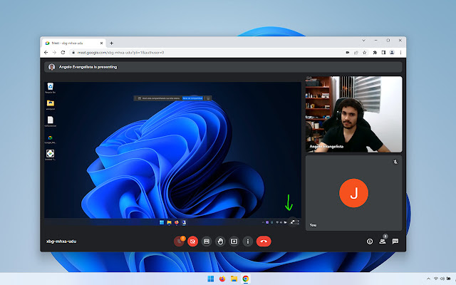 Google Meets Individual Fullscreen  from Chrome web store to be run with OffiDocs Chromium online