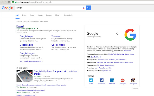 Google search tab fixer  from Chrome web store to be run with OffiDocs Chromium online