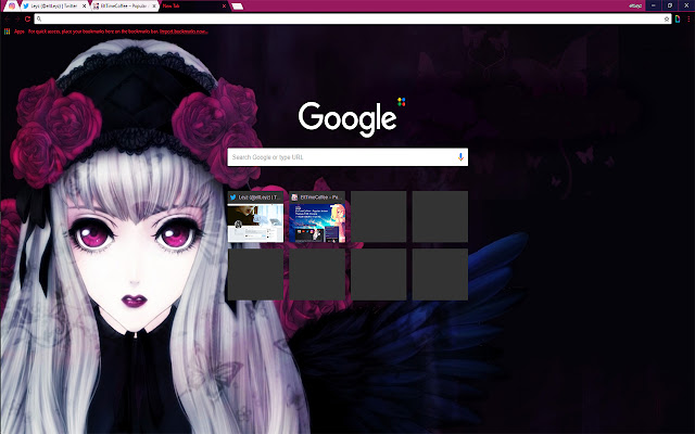 Gothic Anime Girl (Rozen Maiden) | Pink Eyes  from Chrome web store to be run with OffiDocs Chromium online