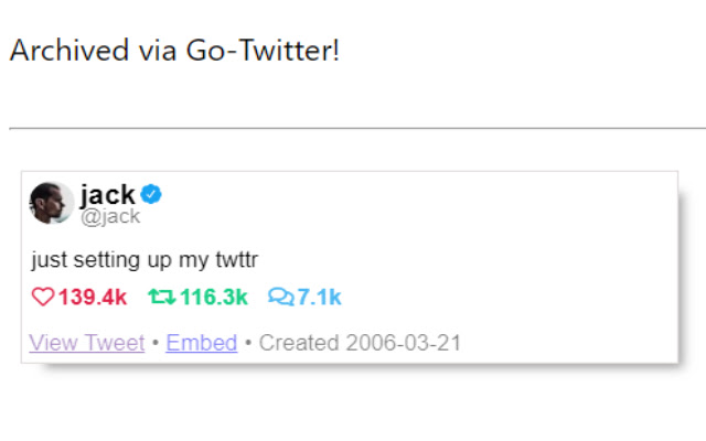 Go Twitter  from Chrome web store to be run with OffiDocs Chromium online