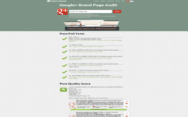 GPlus Business Page Audit Tool  from Chrome web store to be run with OffiDocs Chromium online