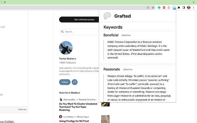 Grafted  from Chrome web store to be run with OffiDocs Chromium online