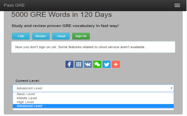 GRE 5000 Words in 120 Days  from Chrome web store to be run with OffiDocs Chromium online