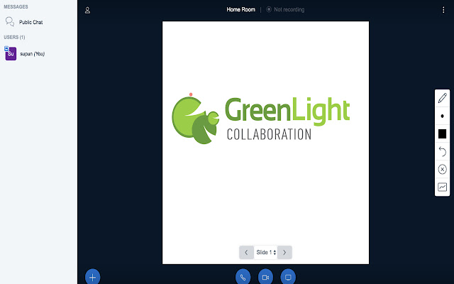 GreenLight Collaboration Extension  from Chrome web store to be run with OffiDocs Chromium online