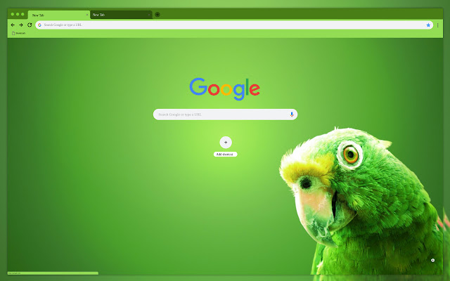 Green parrot  from Chrome web store to be run with OffiDocs Chromium online