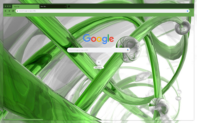 Green spiral abstraction  from Chrome web store to be run with OffiDocs Chromium online