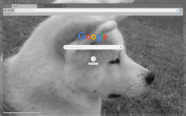 Grey dog  from Chrome web store to be run with OffiDocs Chromium online