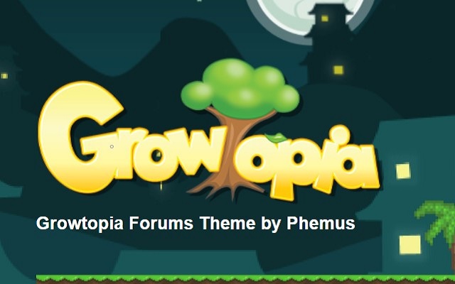 Growtopia Forums Dark Theme  from Chrome web store to be run with OffiDocs Chromium online