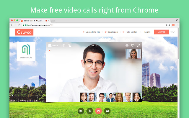 Gruveo Instant Connect  from Chrome web store to be run with OffiDocs Chromium online