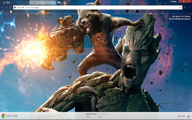 Guardians of the Galaxy 1366*768  from Chrome web store to be run with OffiDocs Chromium online