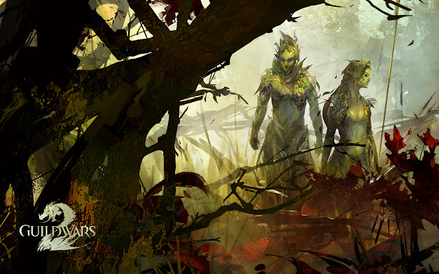 Guild Wars 2 Sylvari Theme 2  from Chrome web store to be run with OffiDocs Chromium online