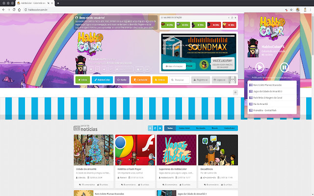 HabboColor Conecte se ao mundo colorido  from Chrome web store to be run with OffiDocs Chromium online