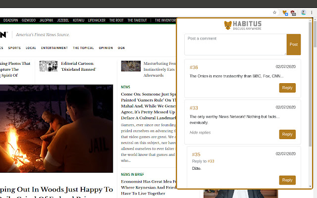 Habitus  from Chrome web store to be run with OffiDocs Chromium online