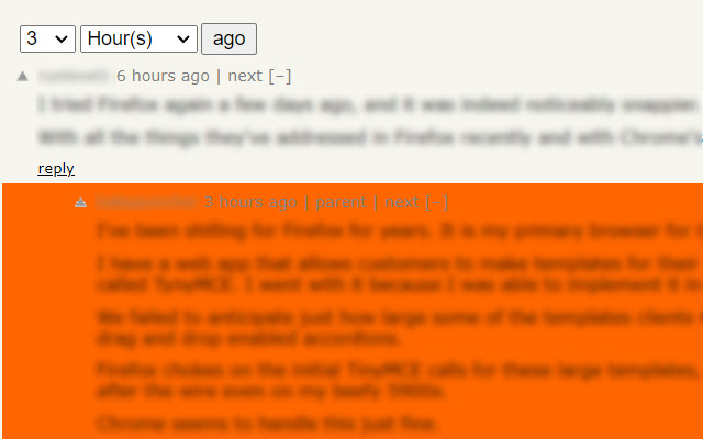 Hacker News Enchancements  from Chrome web store to be run with OffiDocs Chromium online