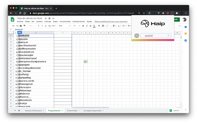 Haip Search  from Chrome web store to be run with OffiDocs Chromium online