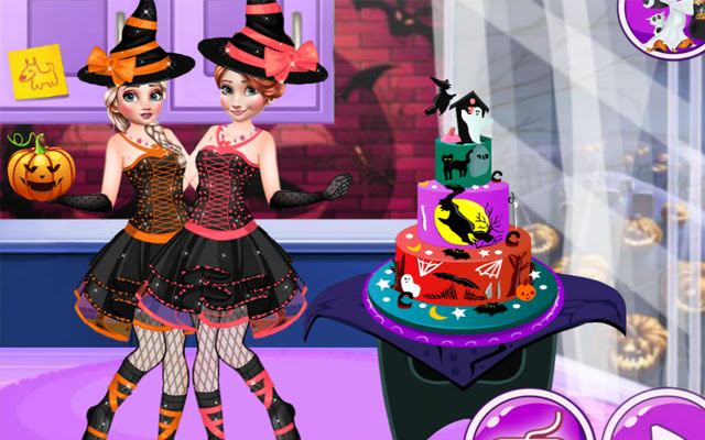 Halloween Party Cake Game  from Chrome web store to be run with OffiDocs Chromium online