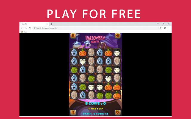 HallowenMatch Game for Chrome  from Chrome web store to be run with OffiDocs Chromium online