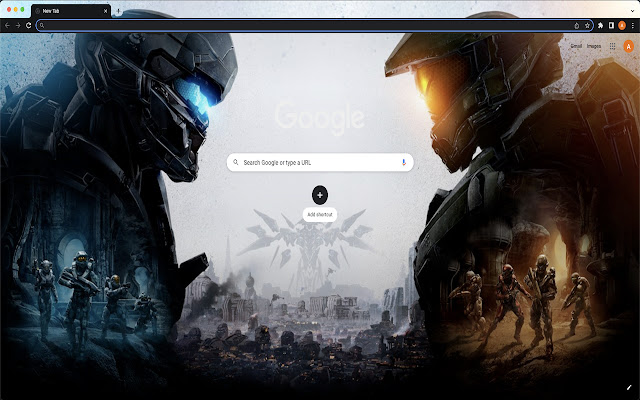 Halo 5 Guardians Theme  from Chrome web store to be run with OffiDocs Chromium online