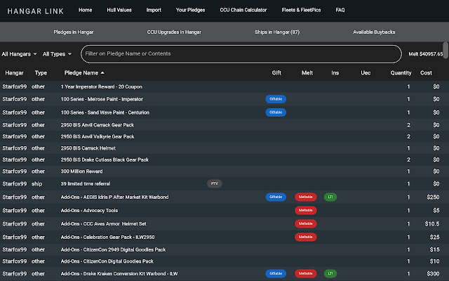 Hangar Link Connect depuis la boutique en ligne Chrome doit être exécuté avec OffiDocs Chromium en ligne