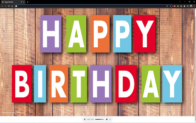 Happy Birthday Surprise  from Chrome web store to be run with OffiDocs Chromium online