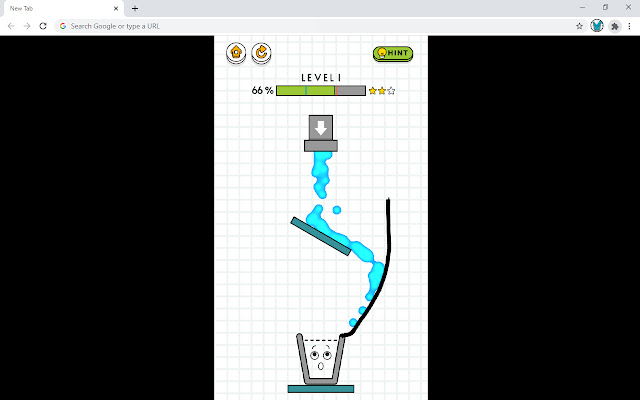 Happy Filled Glass Puzzle Game  from Chrome web store to be run with OffiDocs Chromium online