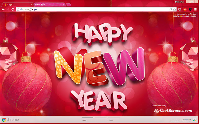 Happy New Year Rd  from Chrome web store to be run with OffiDocs Chromium online