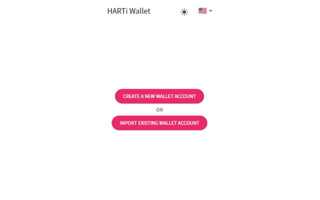 HARTi Wallet  from Chrome web store to be run with OffiDocs Chromium online