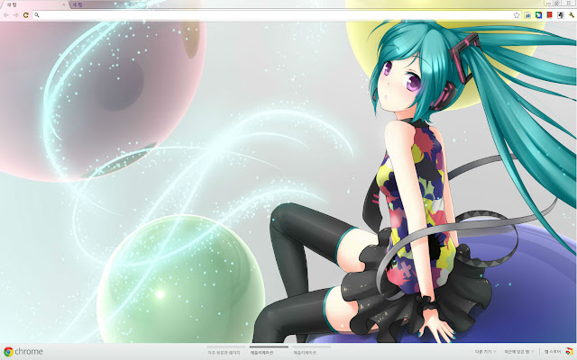 Hatsune Miku 1366*768  from Chrome web store to be run with OffiDocs Chromium online