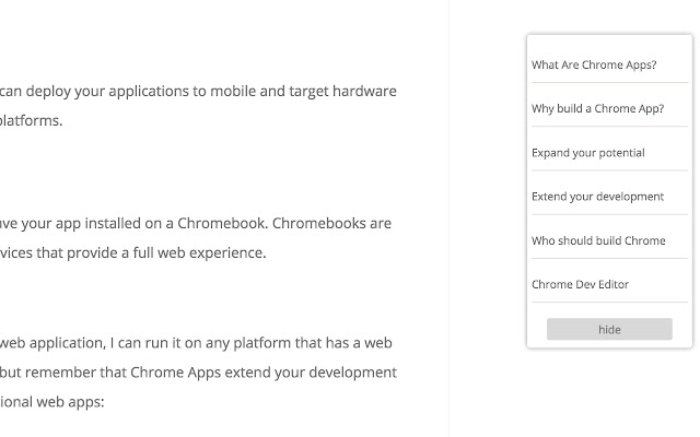 Headliner  from Chrome web store to be run with OffiDocs Chromium online