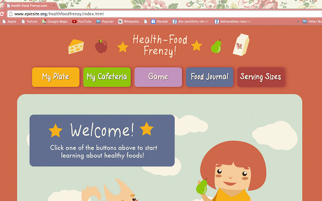 Health Food Frenzy  from Chrome web store to be run with OffiDocs Chromium online